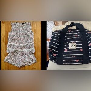 GAP Kids Floral Set 8Y(M Sz) with a cute bag